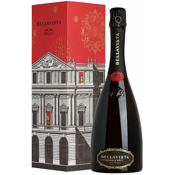 Вино игристое Белое Брют Bellavista Franciacorta Brut 2017 0,75 л фото