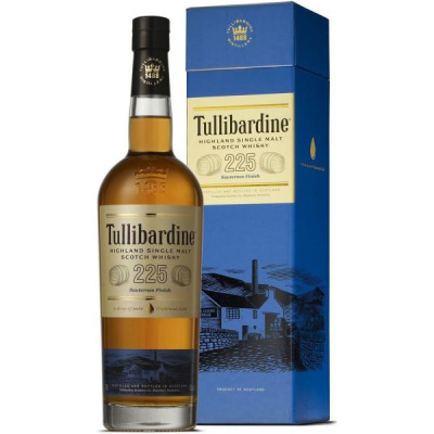 Виски Tullibardine 225 Sauternes Finish Single Malt Highland in gift box 0,70 л Виски Tullibardine 225 Sauternes Finish Single Malt Highland in gift box 0,70 л фото