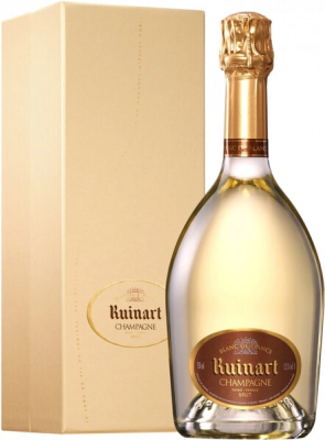 Вино игристое Белое Брют Ruinart Blanc de Blancs Champagne in gift box 1,5 л фото