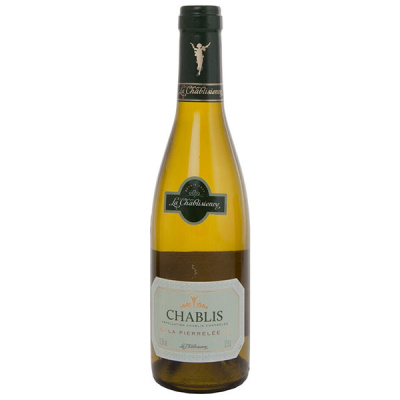 Вино Белое Сухое La Chablisienne La Pierrelee Chablis 2018 0,375 л фото