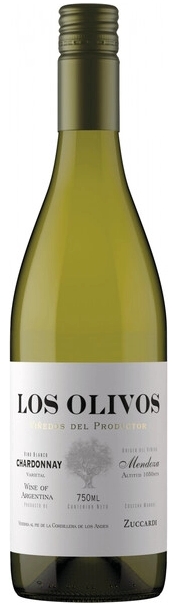 Вино Белое Сухое Zuccardi Los Olivos Chardonnay Mendoza 2023 0,75 л фото