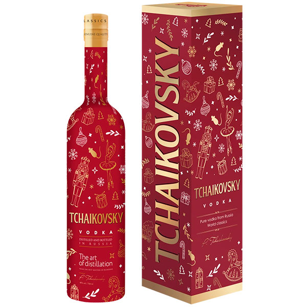 Водка Tchaikovsky Nutcracker in gift box 0,7 л фото