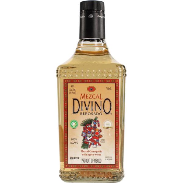 Мескаль Divino Reposado with the caterpillar 0,75 л фото
