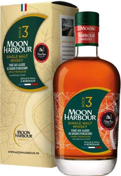 Виски Moon Harbour Dock 3 Single Malt Chateau Pipeau in gift box 0,7 л фото