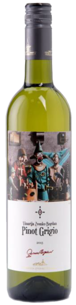 Вино Белое Сухое Zvonko Bogdan Pinot Grigio 2024 0,75 л фото