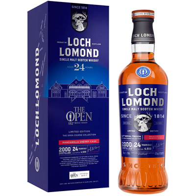 Виски Loch Lomond The Open Course Collection 152 Royal Troon 24 y.o. in gift box 0,7 л фото