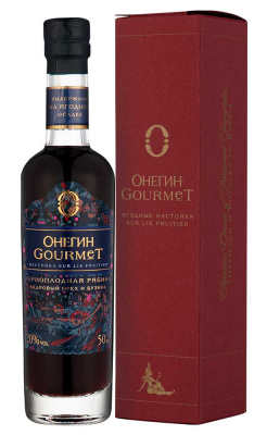 Настойка Onegin Gourmet Chokeberry Pine Nut Elderberry in gift box 0,05 л фото