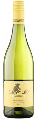 Вино Белое Полусухое GreenLife Chardonnay Murray Darling 2023 0,75 л фото