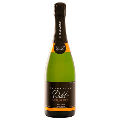 Вино игристое Белое Сухое Delot Blanc de Noirs Reserve Brut Champagne 0,75 л фото