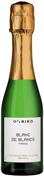 Вино игристое Белое Сухое Oddbird Blanc de Blancs No Alcohol 0,2 л фото