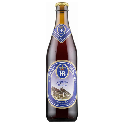 Пиво Тёмное Hofbrau Dunkel 0,5 л фото