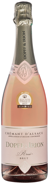 Вино игристое Допфф и Ирион Креман д'Эльзас Розе Брют 2022 Розовое Брют 12% 0,75 л фото