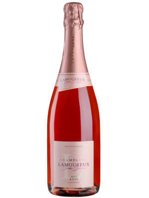 Вино игристое Розовое Брют Lamoureux Rose Champagne 2020 0,75 л фото