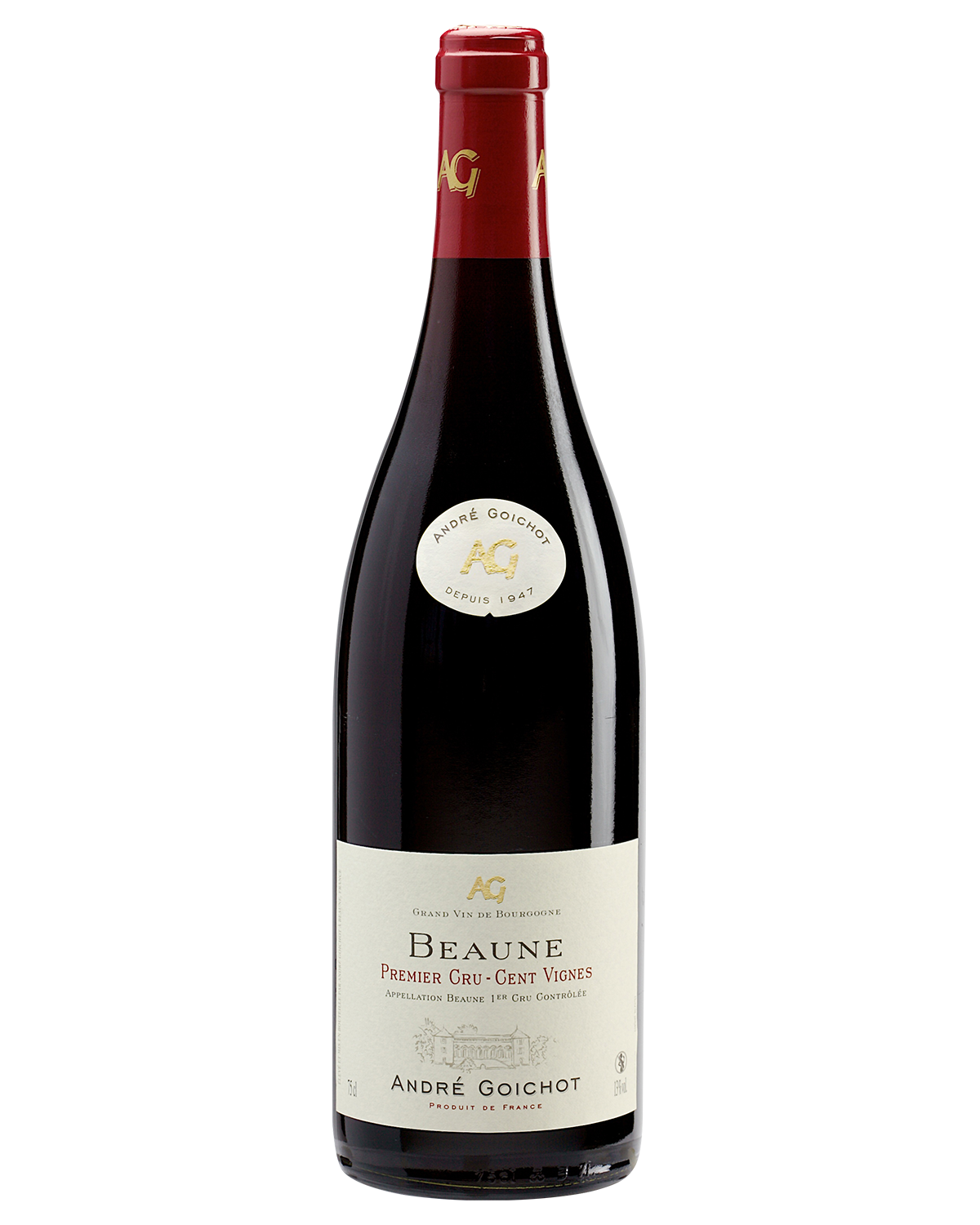 Вино Красное Сухое Andre Goichot Beaune Premier Cru Cent Vignes 2017 0,75 л фото