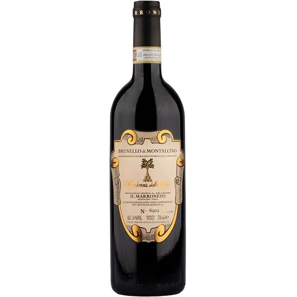 Вино Красное Сухое Il Marroneto Madonna delle Grazie Brunello di Montalcino 2018 0,75 л фото