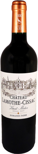Вино Красное Сухое Chateau Lamothe-Cissac Cru Bourgeois Haut-Medoc 2018 0,75 л фото
