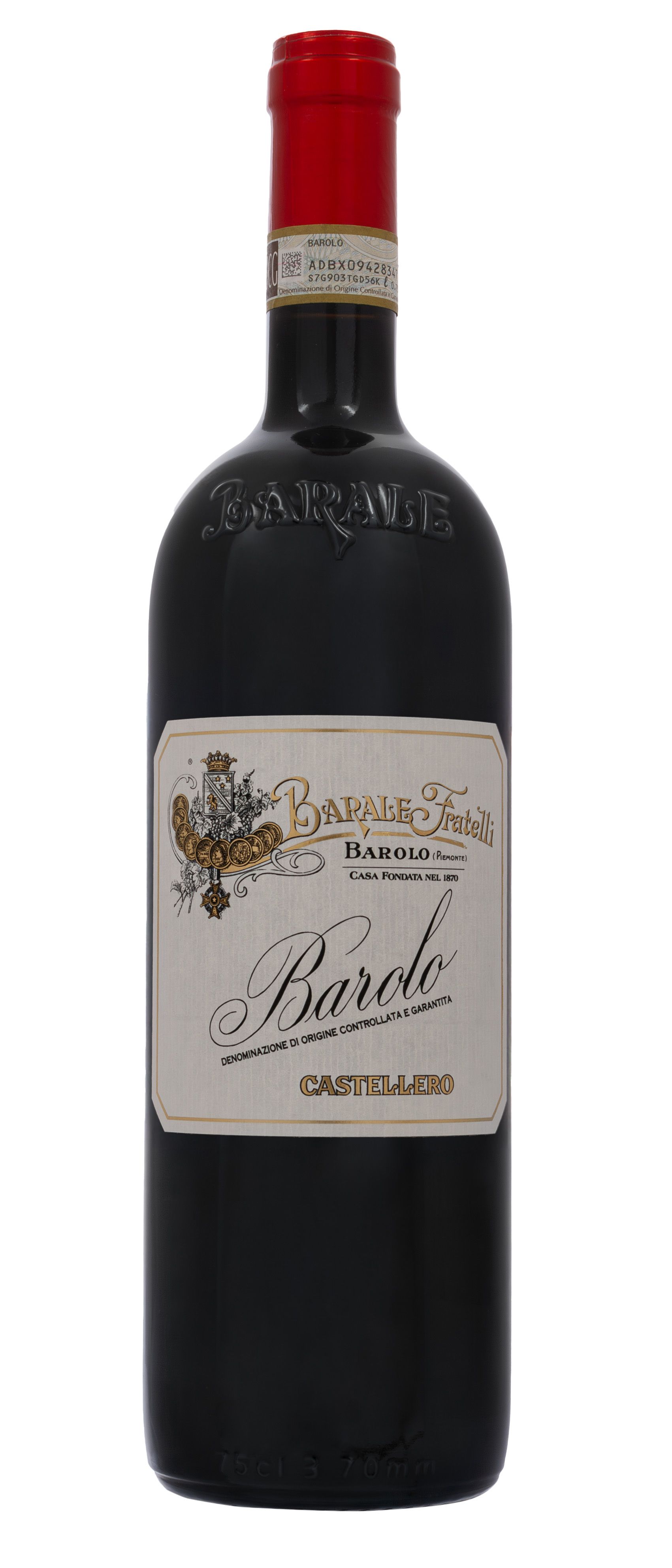 Вино Красное Сухое Barale Fratelli Barolo Castellero 2020 0,75 л фото