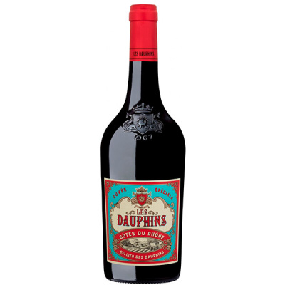 Вино Красное Сухое Les Dauphins Cuvee Speciale Cotes du Rhone 2019 0,75 л фото