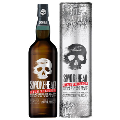 Виски Smokehead High Voltage Single Malt Islay in tube 0,70 л фото