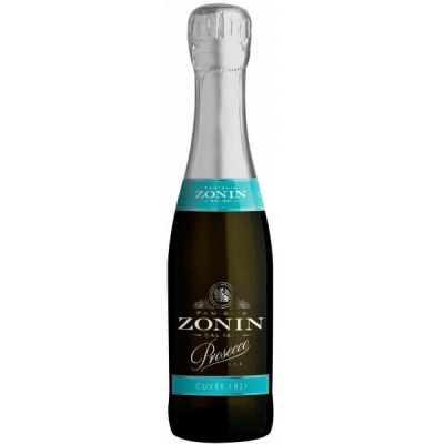 Вино игристое Белое Брют Zonin Prosecco Brut 0,20 л фото