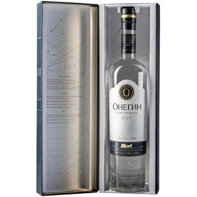 Водка Onegin in gift box 0,7 л фото