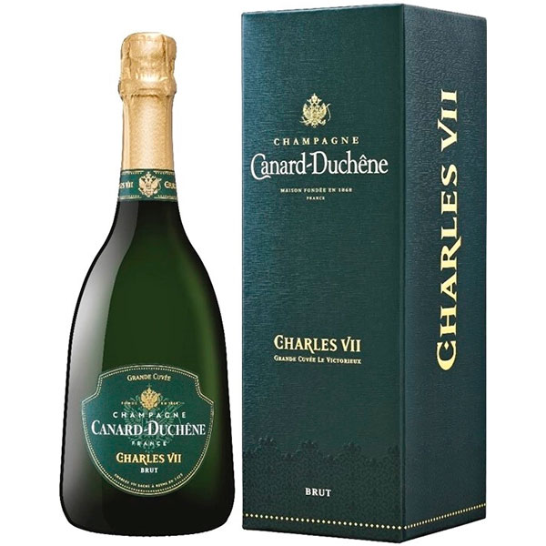 Вино игристое Белое Брют Canard-Duchene Charles VII Brut Champagne in gift box 0,75 л фото