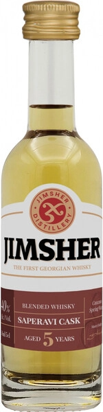 Виски Jimsher Saperavi Cask Aged 5 years 0,05 л фото