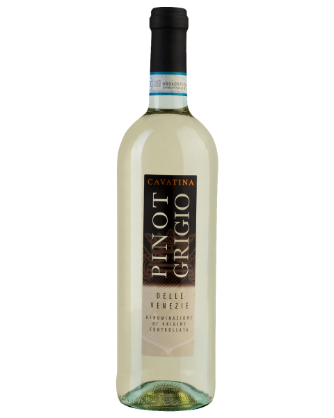 Вино Белое Сухое Cavatina Pinot Grigio Delle Venezie 2023 0,75 л фото