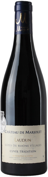 Вино Красное Сухое Chateau de Marjolet Cotes du Rhone Villages Laudun Cuvee Tradition 2022 0,75 л фото