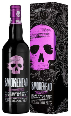 Виски Smokehead Twisted Stout Single Malt in gift box 0,7 л фото
