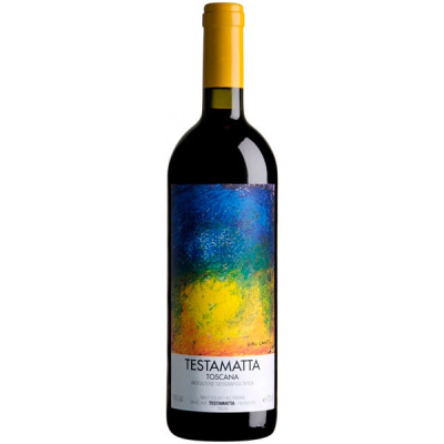 Вино Красное Сухое Testamatta Toscana 2012 0,75 л фото