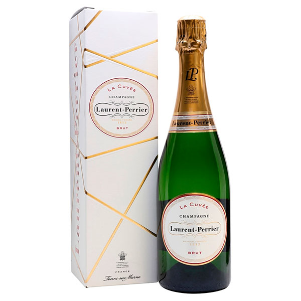 Вино игристое Белое Брют Laurent-Perrier La Cuvee Brut Champagne in gift box 0,75 л фото