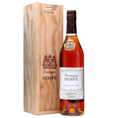 Арманьяк Sempe in wooden box 1957 0,70 л фото
