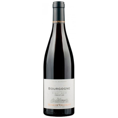 Вино Красное Сухое Henri de Villamont Pinot Noir Prestige Bourgogne 2020 0,75 л фото