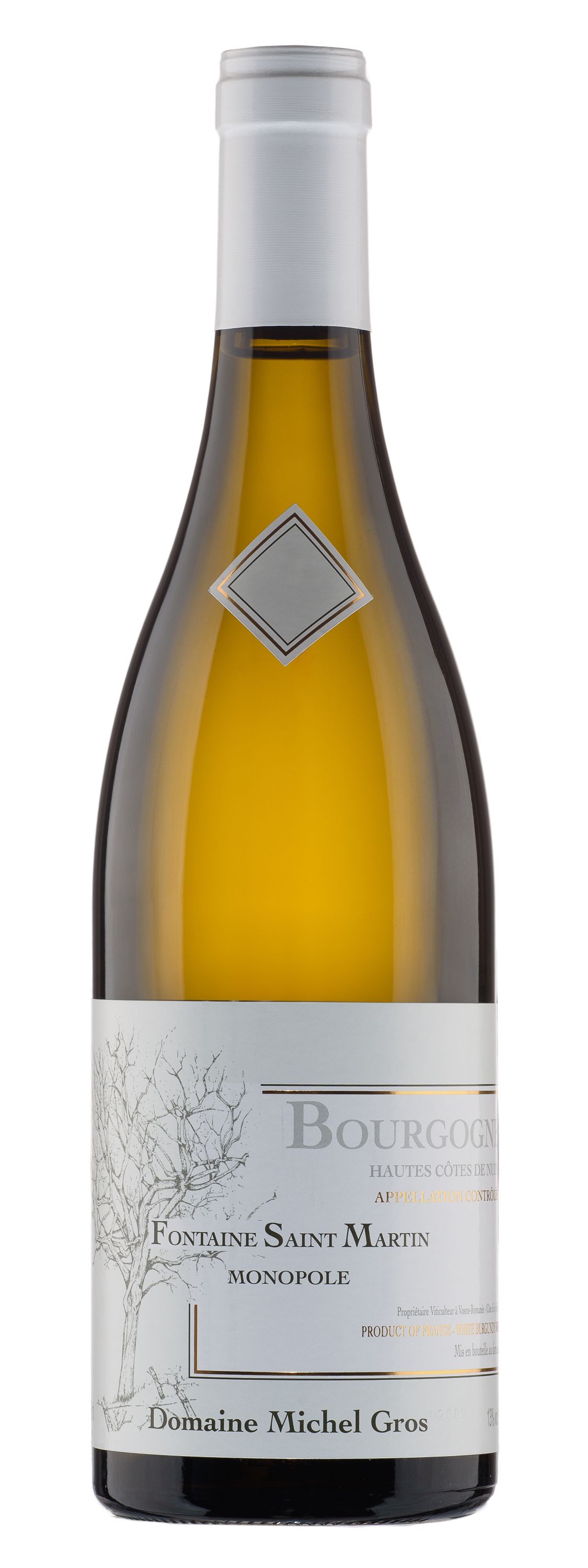 Вино Белое Сухое Domaine Michel Gros Bourgogne Hautes Cotes De Nuits Fontaine Saint Martin 2023 0,75 л фото