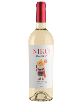 Вино Нико Крахуна 2022 белое полусухое 12% 0,75 л фото