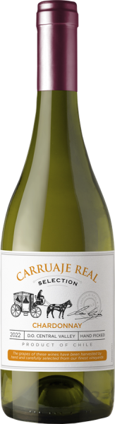 Вино Белое Сухое Carruaje Real Chardonnay Valle Central 2025 0,75 л фото