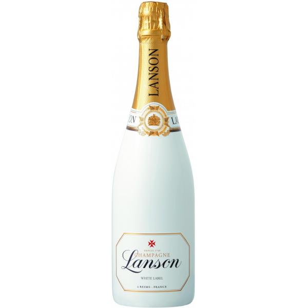 Вино игристое Белое Полусухое Lanson White Label Champagne 0,75 л фото