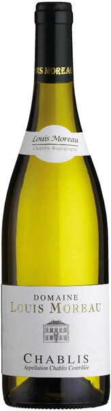 Вино Белое Сухое Domaine Louis Moreau Chablis 2025 0,75 л фото