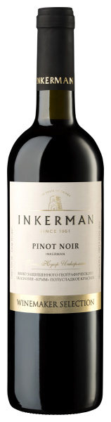 Вино Красное Полусладкое Inkerman Winemaker's Selection Pinot Noir 2023 0,75 л фото