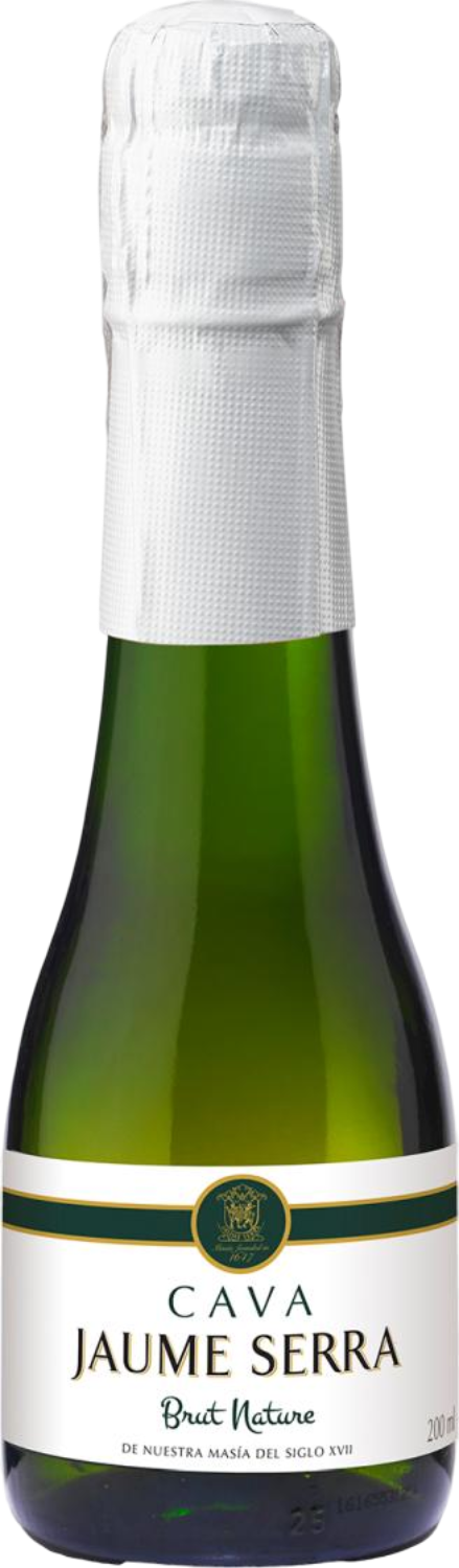 Вино игристое Белое Брют Jaume Serra Brut Nature Cava 2023 0,2 л фото