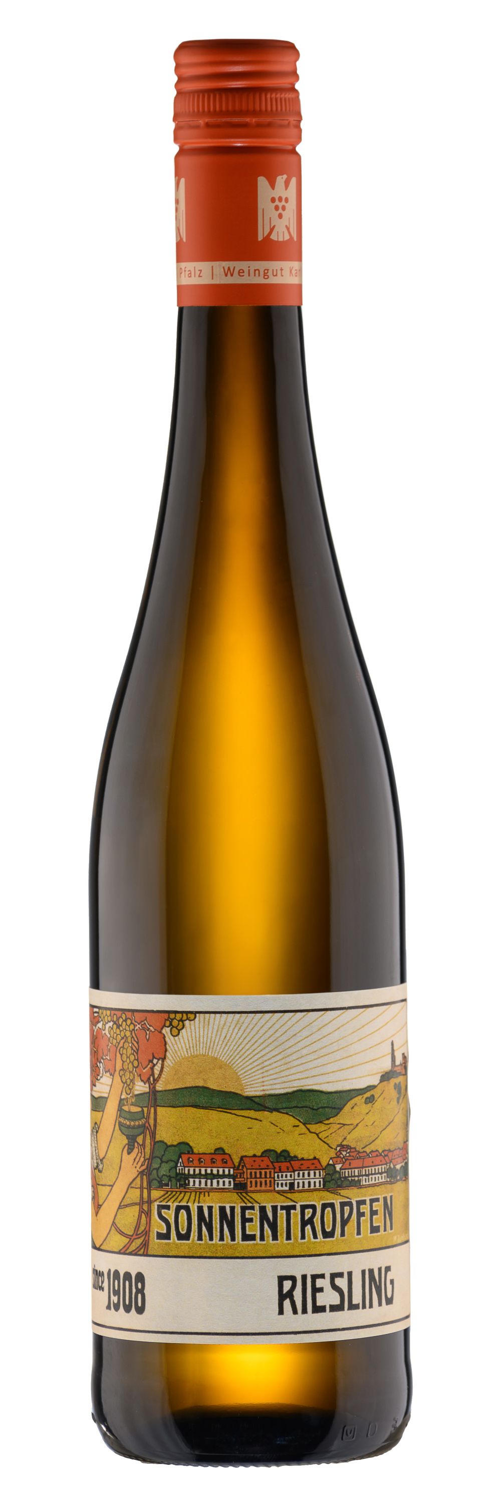 Вино Белое Сухое Karl Schaefer Sonnentropfen Durkheim Riesling 2024 0,75 л фото