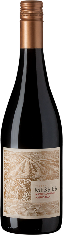 Вино Красное Сухое Usadba Mezyb Cabernet Sauvignon Cabernet Franc Kuban Gelendzhik 2022 0,75 л фото
