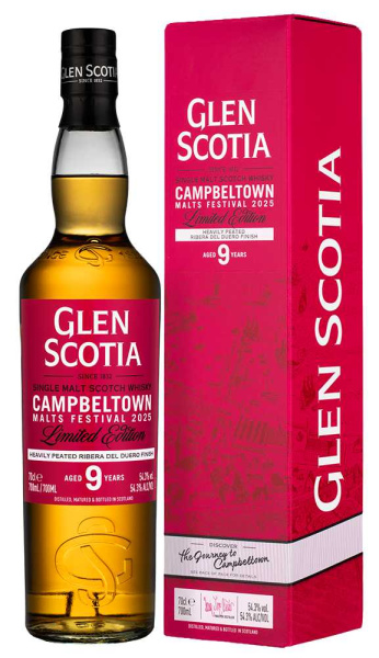 Виски Glen Scotia 9 Years Festival Limited Edition 2025 Single Malt in gift box 0,7 л фото