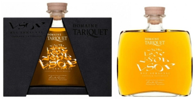 Арманьяк Domaine Tariquet VSOP Bas-Armagnac Carafe Cabossee in gift box 0,7 л фото