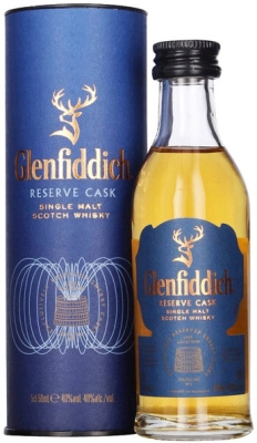 Виски Glenfiddich Reserve Cask Single Malt Speyside in tube 0,05 л фото