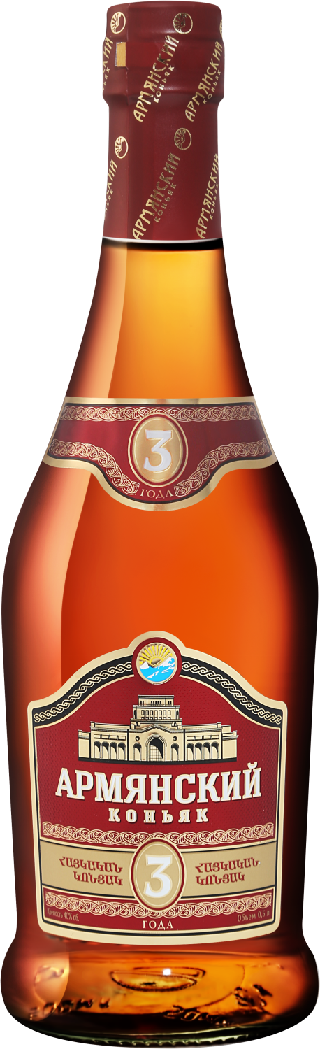 Коньяк Merdzavan Cognac Factory Armenian Brandy 3 YO 0,5 л фото
