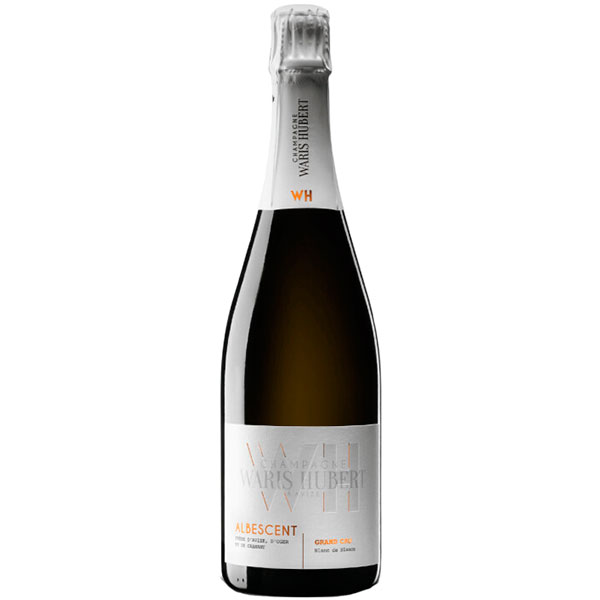 Вино игристое Белое Брют Waris Hubert Albescent Grand Cru Champagne in gift box 2018 0,75 л фото