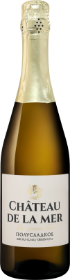 Вино игристое Белое Полусладкое Chateau De La Mer 0,75 л фото