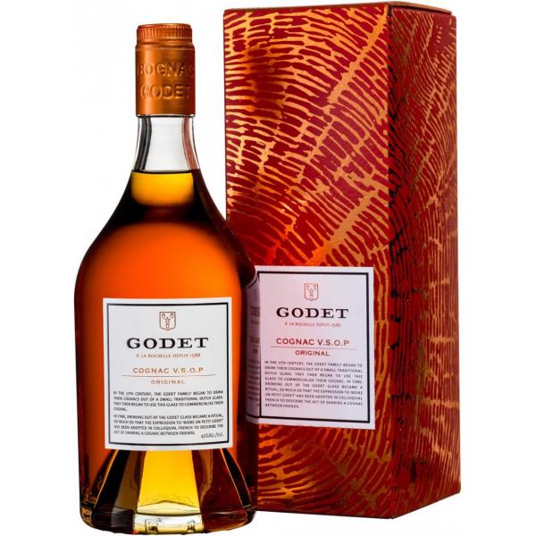 Коньяк Godet Original VSOP in gift box 0,70 л фото